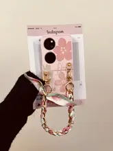 フラワーデザインの折りたたみ式スマートフォンケース【スタイリッシュ・手提げ型】（セットアップ対応）