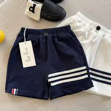 子供用コットン製ショートパンツ【夏用・ゆったりしたデザイン・男女兼用】（セットアップ対応）