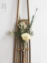 竹製壁掛け花器【和風・玄関やリビング用】
