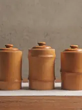 茶筒 竹製 木製 密閉式 大容量 茶葉収納 プーアル茶 茶道具 収納ケース