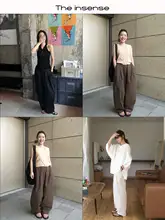 The insense クラシックストライプデザインのパンツ【立体裁断・ウエストゴム】