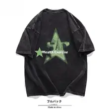 重厚感のあるコットン製 半袖Tシャツ【ユニセックス・ウォッシュ加工・スポーツ用】