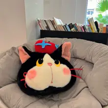 ぬいぐるみ 猫 抱き枕 クッション 背もたれ 可愛い キッズ ガールズ ソファ チェア インテリア