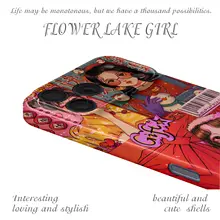 かわいいデザインのスマートフォンケース【二次元スタイル・柔軟性あり・iPhoneおよびAndroid対応】