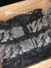 ヒップホップスタイルのド派手なロングネックレス【キューバリンク・フルダイヤモンド・男性用】