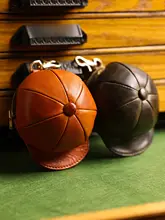 手作り本革ダックビルキャップ風キーケース【カード収納・コインポケット付き】