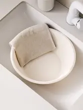 大容量プラスチック洗面器【家庭用・厚手・洗面・野菜洗い・洗濯用】