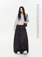 オーバーサイズのルーズフィット灯笼パンツ【ヒップホップスタイル・速乾・カジュアル】