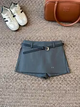 シンプルで上品な無地スカート【高腰・防走光・タイトフィット・秋用】
