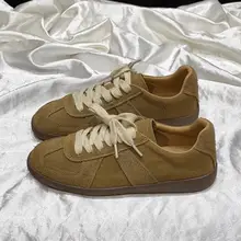 女性用 カジュアルフラットシューズ【本革・アメリカンレトロスタイル・快適】