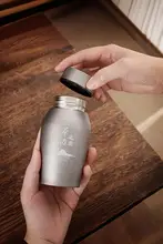 ミニステンレス製 携帯用お茶缶【小型・密閉・旅行用・ファッショナブル】