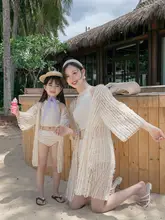 母娘水着 水着 三点セット 小胸 集中 保守 韓国風