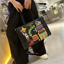 大容量キャンバストートバッグ【刺繍デザイン・ショルダーバッグ・斜め掛け対応】