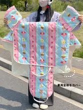 電動自転車用薄型風防カバー【夏用・UVカット・防水・遮熱】