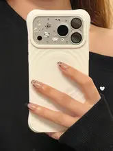 カメラレンズ保護フィルム 犬のシルエット かわいい ユーモア DIY可能 クリア 傷防止 軟質フィルム iPhone 17 Pro iPhone 17 Pro Max 対応