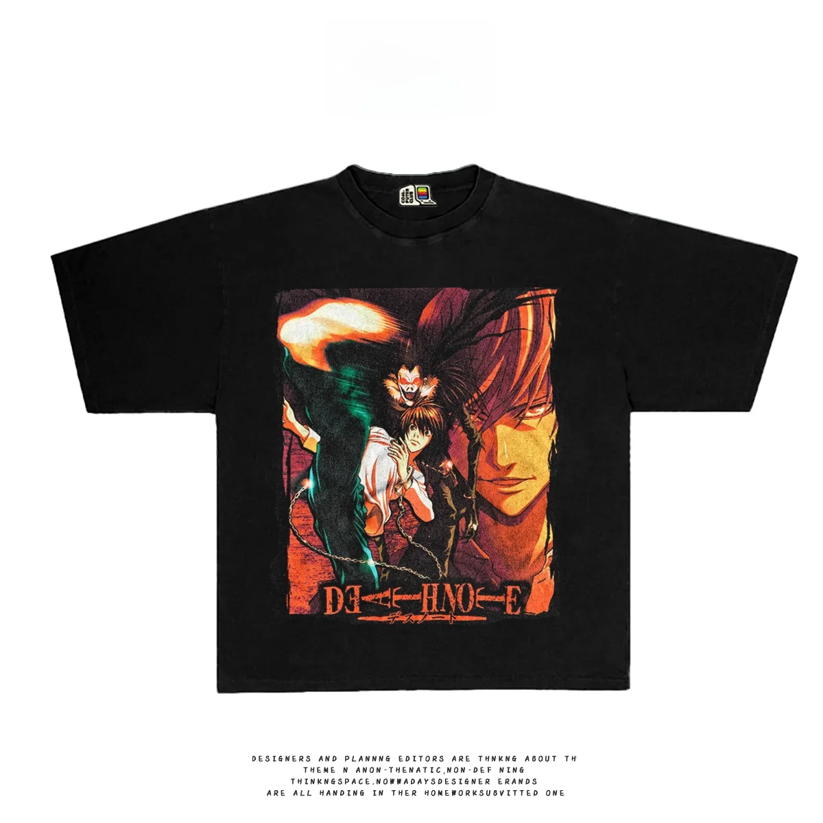 アニメデザインのビッグシルエット半袖Tシャツ：アニメコミックファンに贈るスタイリッシュな日常着