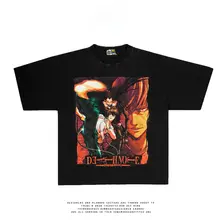 アニメデザインのビッグシルエット半袖Tシャツ