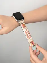 CARECASE かわいい動物園デザインのApple Watchバンド【41/45mm対応・iwatch8/7/se/1/2/3/4/5/6適用】