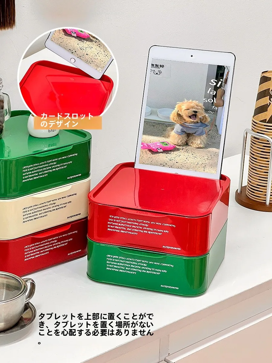 仕切り付き収納ボックス：重ねられるコーヒー・ティーバッグ収納ボックス【デスクトップ用】の実用性と使い方