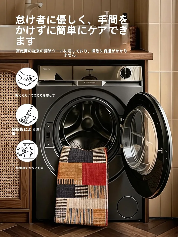 墨彩デザインのタマイズ可能な玄関マット：滑り止め・抗汚性と多様なサイズ選択の実用性