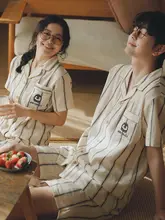 極上の柔らかさのコットンガーゼパジャマ【夏用・短袖・カジュアルデザイン・男女兼用】（セットア  ップ対応）
