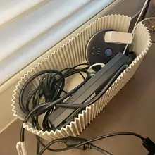 デスク上用ケーブルボックス【電源タップ収納・充電器整理・埃隠し機能】