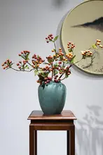 現代的なデザインの陶器製花瓶【創意的・リビング用・仏教的な雰囲気のインテリア装飾】