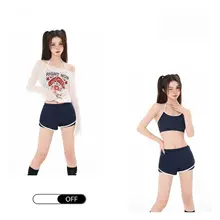 スポーツ水着 セパレート レディース 3点セット 長袖ラッシュガード ハルターネック スパッツ ガーリー フェミニン プール
