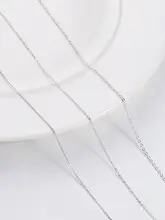 S925純銀O字チェーン【ハンドメイド・細チェーン・アクセサリー用】
