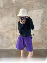 女性用 アウトドア速乾パンツ【夏用・アメリカンビンテージ・フィット・ショートパンツ】（セットアップ対応）
