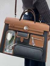 オリジナルデザインのデイリーバッグ【透明素材・大容量・手提げ＆リュックタイプ】