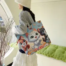 大容量エコキャンバストートバッグ【通勤・学生用・肩掛け・カジュアル】