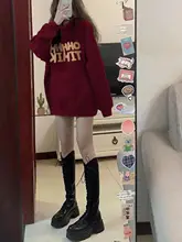 シックなワインレッドのフリースパーカー【秋冬用・中長丈・ゆったりデザイン】