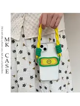 ウインクスマイリー携帯電話バッククリップストラップ
