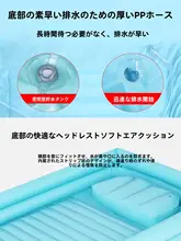 高齢者・寝たきりの方に最適！折りたたみ式洗面器【厚手・お風呂や看護に便利】