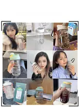 プロテインシェイカー【トリタン製・携帯便利・目盛り付き・直接飲用対応】