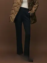 あたたかく快適！フリース素材のストレートパンツ【レディース・伸縮性・カジュアル】