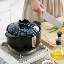 耐熱性の陶器製和風煮込み鍋【ガスコンロ対応・高温調理可】