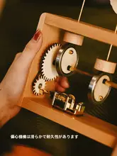 オルゴール 手動クジラ ミュージックボックス 機械組み立て 木製