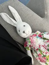 かわいいウサギの布製ぬいぐるみ【オリジナルデザイン・プリンセスおもちゃ・子供向けギフト】