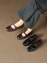 春用黒バレエマリージェンパンプス【通勤用・疲れにくいデザイン】