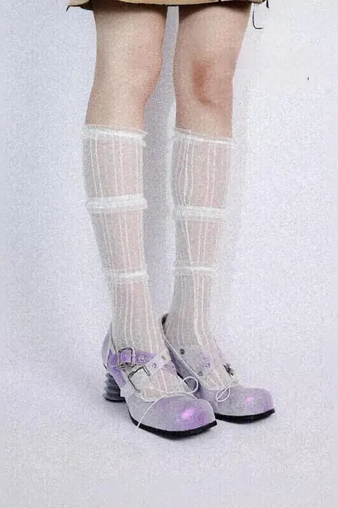 ソフトレザー製マリージェーンシューズ【バレエスタイル・ファッショナブル・スカートとの相性抜群】