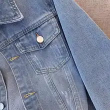 レディース リッチフィットデニムジャケット【春用・スリムシルエット・カジュアル・小柄対応】