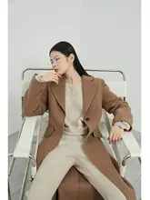 NANASTORE ウールダブルフェイスコート【春用・長袖・センターベント・小柄・ゆったりフィット】