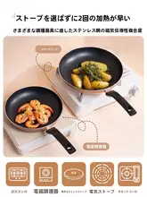 Lock&Lock フライパン【ノンスティック・家用・卵・ステーキ調理対応・IHおよびガスコンロ用】