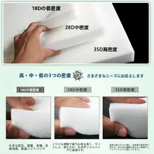 タム可能な高密度ウレタンフォームマット【ソファ用・薄型・中密度・低密度】