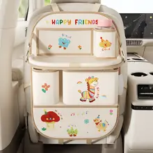 車の座席バック収納袋【多機能・小型テーブル付き・車内用】