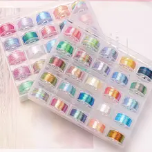 金属糸の法式刺繍用練習糸【グラデーションカラー・ボビン付き】