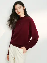 冬用ウールカシミヤニットトップス【レディース・洗練されたデザイン】