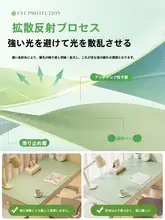 目に優しいシリコン製デスクマット【無臭・子供用・洗えるデスクカバー】